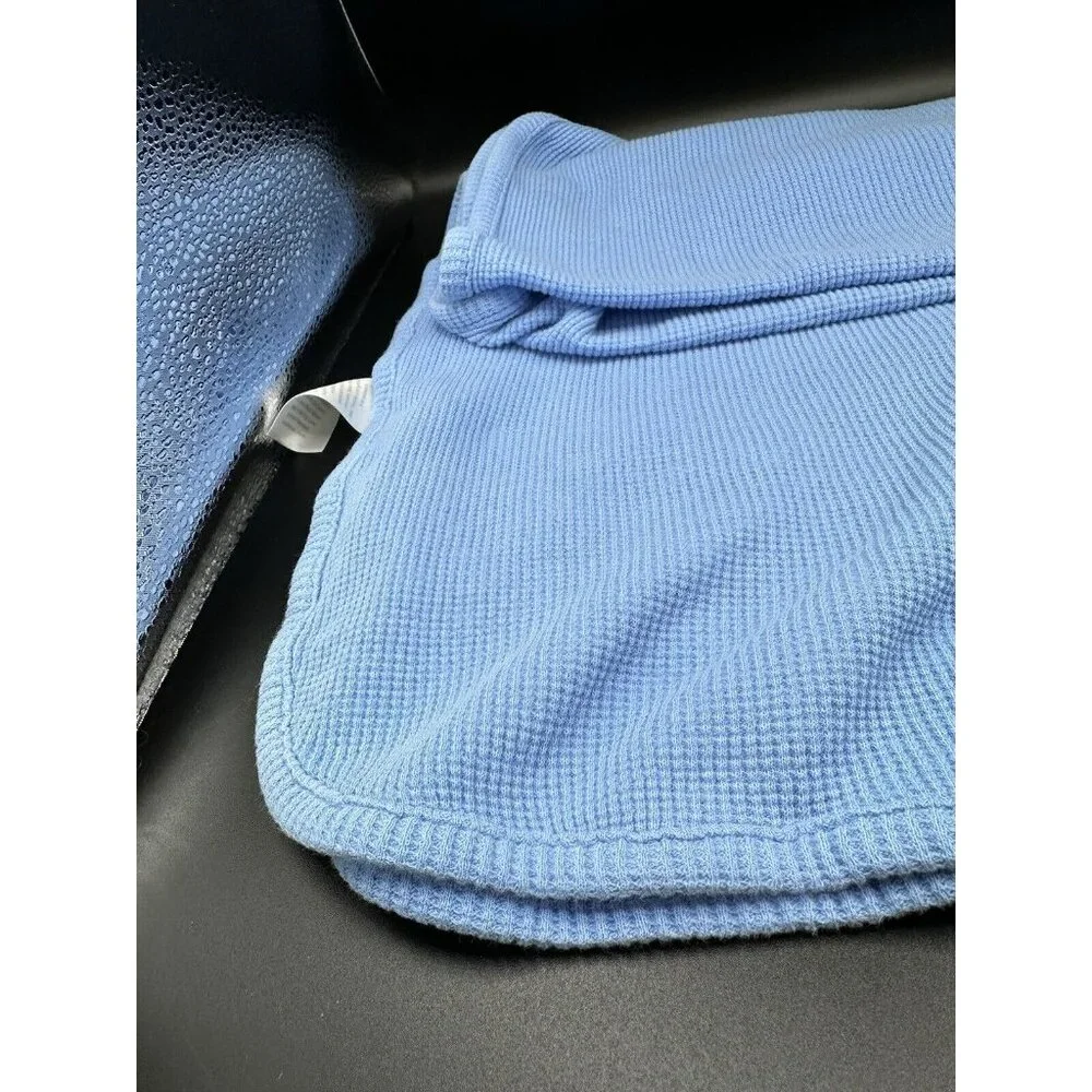 Koala Baby All Star Sports‎ Balls Baby Blanket Blue Waffle Weave Thermal Vtg TRU